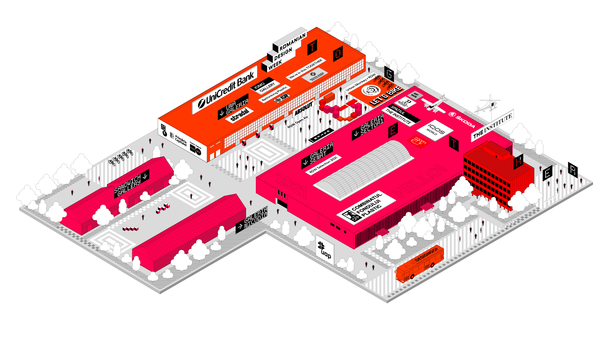 Romanian Design Week map