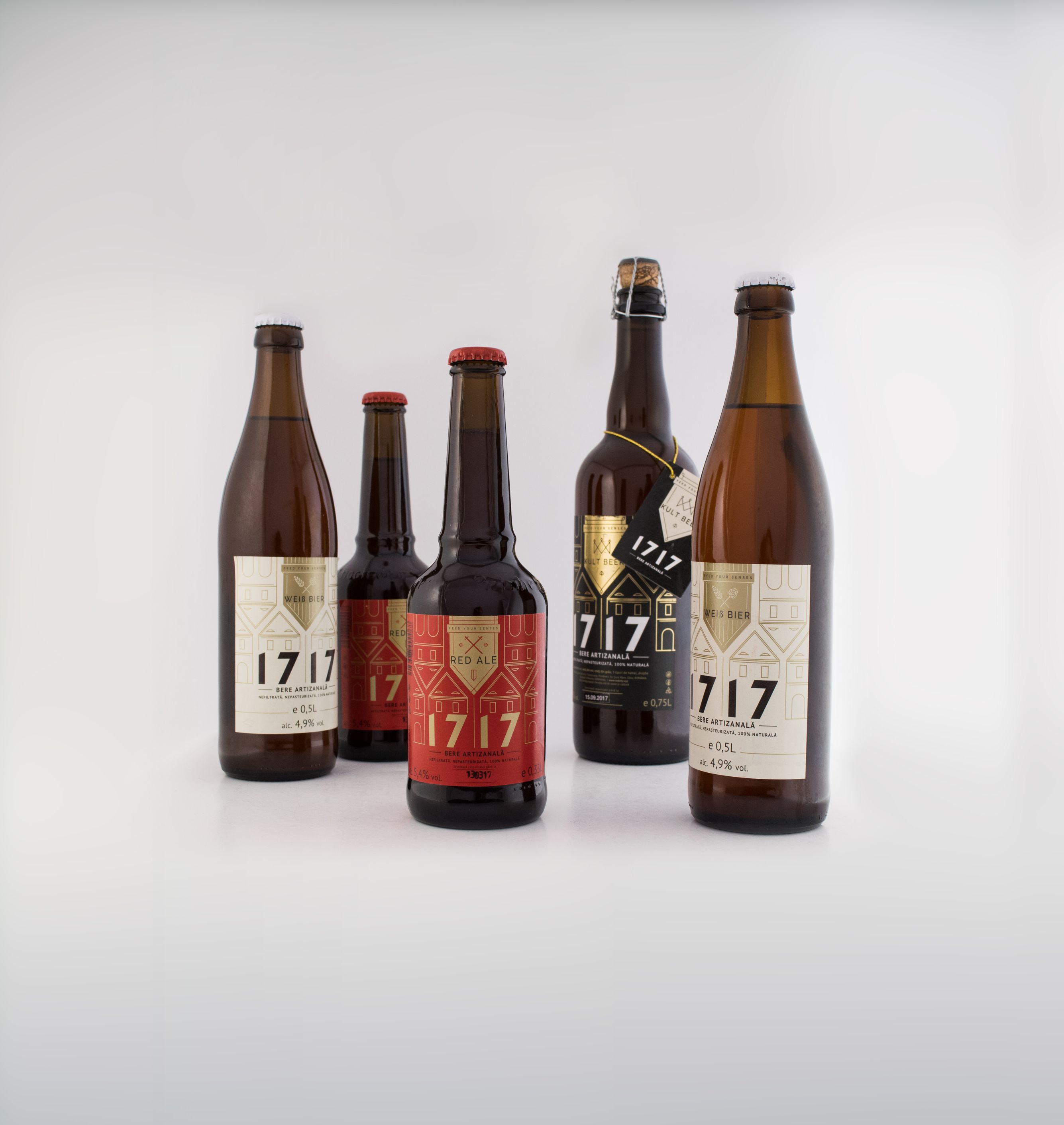 Branding & packaging pentru berea artizanală 1717 